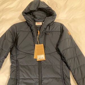 Fjallraven Women's Keb Padded Hoodie XXS Night Sky NWT